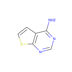 Nc1ncnc2sccc12 ZINC000002243965