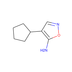 Nc1oncc1C1CCCC1 ZINC000257814605