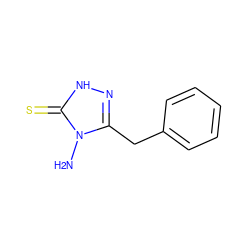 Nn1c(Cc2ccccc2)n[nH]c1=S ZINC000017957828