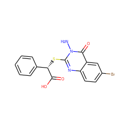 Nn1c(S[C@H](C(=O)O)c2ccccc2)nc2ccc(Br)cc2c1=O ZINC000040863020