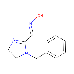 O/N=C/C1=NCCN1Cc1ccccc1 ZINC000073275000