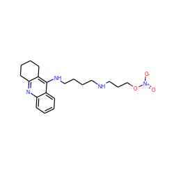 O=[N+]([O-])OCCCNCCCCNc1c2c(nc3ccccc13)CCCC2 ZINC000029135843