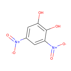 O=[N+]([O-])c1cc(O)c(O)c([N+](=O)[O-])c1 ZINC000002170217