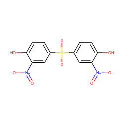 O=[N+]([O-])c1cc(S(=O)(=O)c2ccc(O)c([N+](=O)[O-])c2)ccc1O ZINC000001672250