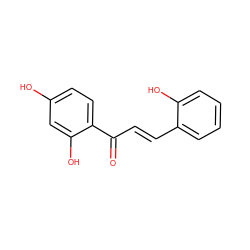 O=C(/C=C/c1ccccc1O)c1ccc(O)cc1O ZINC000004252709