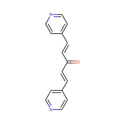 O=C(/C=C/c1ccncc1)/C=C/c1ccncc1 ZINC000034776528