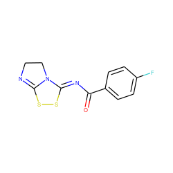 O=C(/N=C1\SSC2=NCCN21)c1ccc(F)cc1 ZINC000034051213