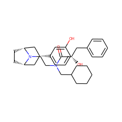 O=C([C@@H](O)Cc1ccccc1)N(CCN1[C@H]2CC[C@@H]1C[C@H](c1cccc(O)c1)C2)CC1CCCCC1 ZINC000117291352