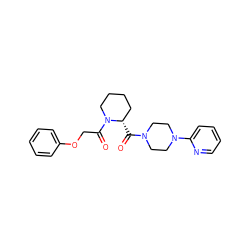 O=C([C@H]1CCCCN1C(=O)COc1ccccc1)N1CCN(c2ccccn2)CC1 ZINC000299858429