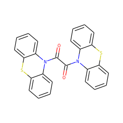 O=C(C(=O)N1c2ccccc2Sc2ccccc21)N1c2ccccc2Sc2ccccc21 ZINC000001683611