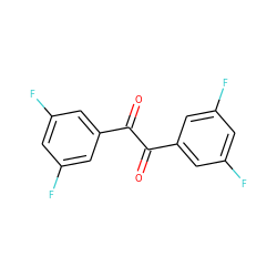 O=C(C(=O)c1cc(F)cc(F)c1)c1cc(F)cc(F)c1 ZINC000013642865