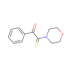 O=C(C(=S)N1CCOCC1)c1ccccc1 ZINC000000409909