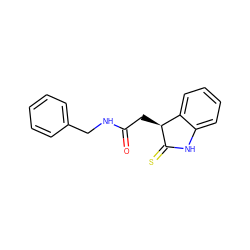 O=C(C[C@@H]1C(=S)Nc2ccccc21)NCc1ccccc1 ZINC000012352654