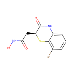 O=C(C[C@@H]1Sc2c(Br)cccc2NC1=O)NO ZINC000029247222