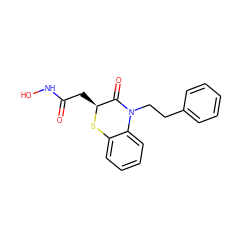 O=C(C[C@@H]1Sc2ccccc2N(CCc2ccccc2)C1=O)NO ZINC000029308232