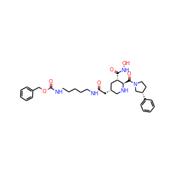 O=C(C[C@H]1CN[C@H](C(=O)N2CC[C@H](c3ccccc3)C2)[C@@H](C(=O)NO)C1)NCCCCCNC(=O)OCc1ccccc1 ZINC000044306488