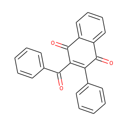 O=C(C1=C(c2ccccc2)C(=O)c2ccccc2C1=O)c1ccccc1 ZINC000000236231