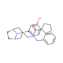 O=C(C1CCCC1)N(CCN1[C@H]2CC[C@@H]1C[C@H](c1cccc(O)c1)C2)Cc1ccccc1 ZINC000168383593