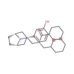 O=C(C1CCCCC1)N(CCN1[C@H]2CC[C@@H]1C[C@H](c1cccc(O)c1)C2)CC1CCCCC1 ZINC000168067491