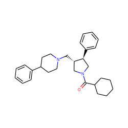 O=C(C1CCCCC1)N1C[C@H](CN2CCC(c3ccccc3)CC2)[C@@H](c2ccccc2)C1 ZINC000006579195