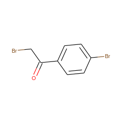 O=C(CBr)c1ccc(Br)cc1 ZINC000000028146