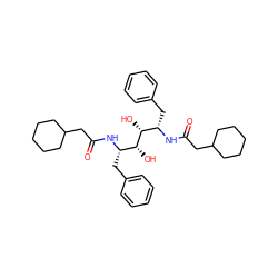 O=C(CC1CCCCC1)N[C@@H](Cc1ccccc1)[C@@H](O)[C@H](O)[C@H](Cc1ccccc1)NC(=O)CC1CCCCC1 ZINC000070631607