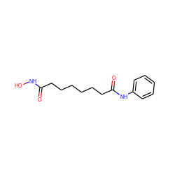 O=C(CCCCCCC(=O)Nc1ccccc1)NO ZINC000001543873