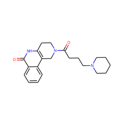 O=C(CCCN1CCCCC1)N1CCc2[nH]c(=O)c3ccccc3c2C1 ZINC000013536339