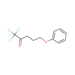 O=C(CCCOc1ccccc1)C(F)(F)F ZINC000061893755