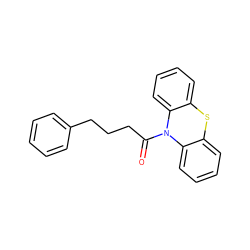 O=C(CCCc1ccccc1)N1c2ccccc2Sc2ccccc21 ZINC000028826844