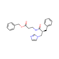 O=C(CCNC(=O)[C@@H](Cc1ccccc1)Cn1ccnc1)OCc1ccccc1 ZINC001772598642