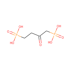 O=C(CCP(=O)(O)O)CP(=O)(O)O ZINC000013540420