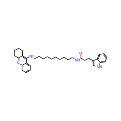 O=C(CCc1c[nH]c2ccccc12)NCCCCCCCCCCNc1c2c(nc3ccccc13)CCCC2 ZINC000028638054