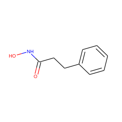 O=C(CCc1ccccc1)NO ZINC000013205634