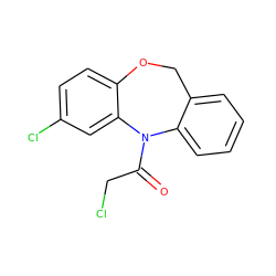 O=C(CCl)N1c2ccccc2COc2ccc(Cl)cc21 ZINC000653700263