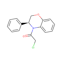 O=C(CCl)N1c2ccccc2OC[C@@H]1c1ccccc1 ZINC000001392372