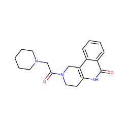 O=C(CN1CCCCC1)N1CCc2[nH]c(=O)c3ccccc3c2C1 ZINC000013536329