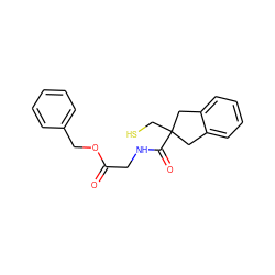 O=C(CNC(=O)C1(CS)Cc2ccccc2C1)OCc1ccccc1 ZINC000026171141