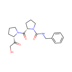 O=C(CO)[C@@H]1CCCN1C(=O)[C@@H]1CCCN1C(=O)NCc1ccccc1 ZINC000003807687