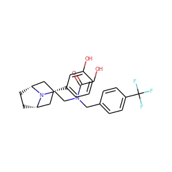 O=C(CO)N(CCN1[C@H]2CC[C@@H]1C[C@H](c1cccc(O)c1)C2)Cc1ccc(C(F)(F)F)cc1 ZINC000117293773