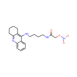 O=C(CO[N+](=O)[O-])NCCCCNc1c2c(nc3ccccc13)CCCC2 ZINC000029136053