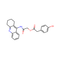 O=C(COC(=O)Cc1ccc(O)cc1)Nc1c2c(nc3ccccc13)CCCC2 ZINC000653842860