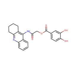 O=C(COC(=O)c1ccc(O)c(O)c1)Nc1c2c(nc3ccccc13)CCCC2 ZINC000653853941