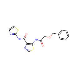 O=C(COCc1ccccc1)Nc1scnc1C(=O)Nc1nccs1 ZINC000028119519