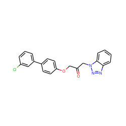 O=C(COc1ccc(-c2cccc(Cl)c2)cc1)Cn1nnc2ccccc21 ZINC001772569873