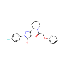 O=C(COc1ccccc1)N1CCCC[C@H]1c1cc(=O)n(-c2ccc(F)cc2)[nH]1 ZINC000299858007