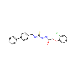 O=C(COc1ccccc1Cl)NNC(=S)NCc1ccc(-c2ccccc2)cc1 ZINC000096285281