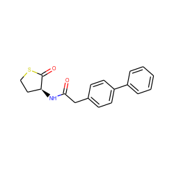 O=C(Cc1ccc(-c2ccccc2)cc1)N[C@H]1CCSC1=O ZINC000072106828