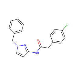 O=C(Cc1ccc(Cl)cc1)Nc1ccn(Cc2ccccc2)n1 ZINC000028247552