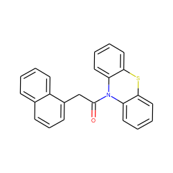 O=C(Cc1cccc2ccccc12)N1c2ccccc2Sc2ccccc21 ZINC000002262109